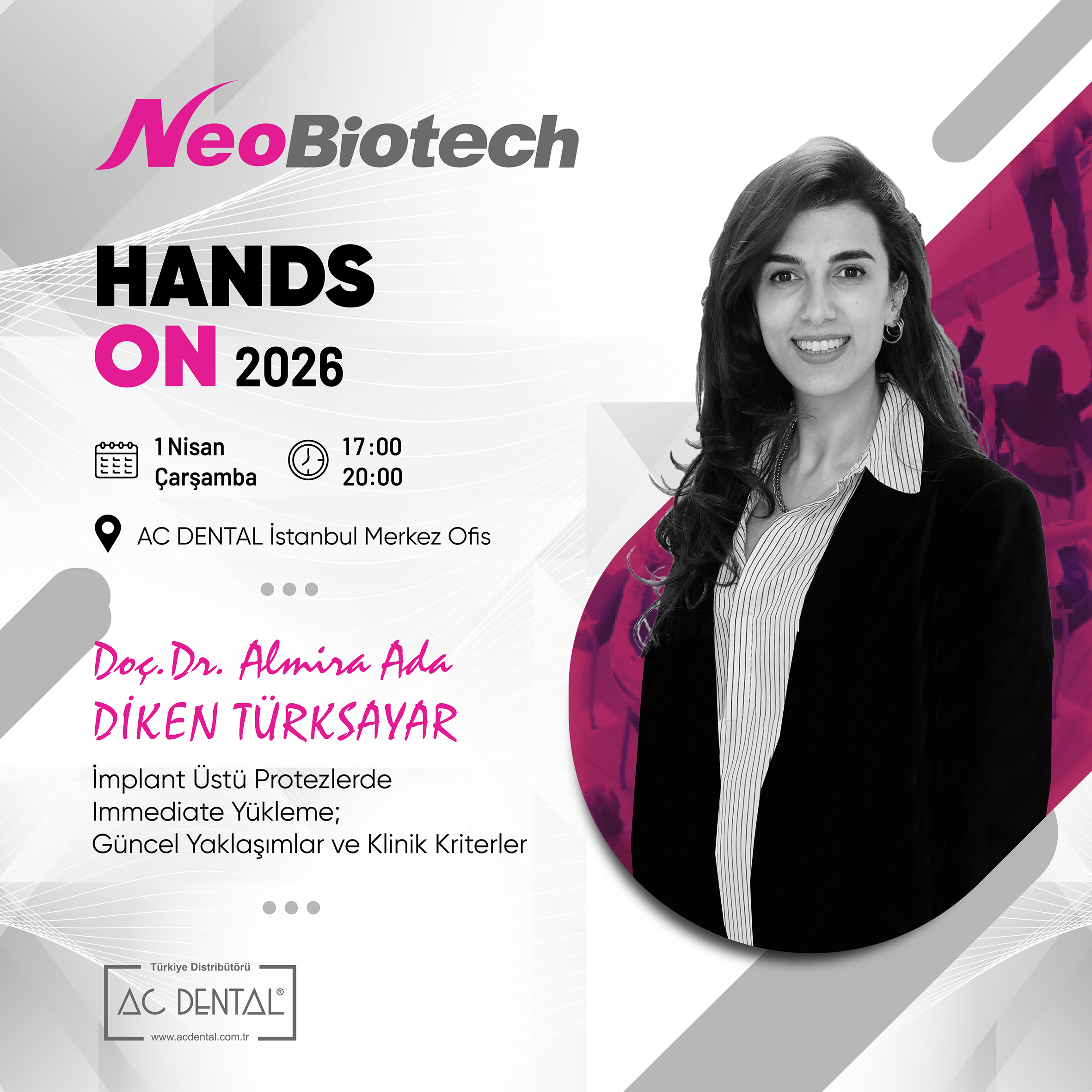 NEOBIOTECH HANDS ON <br> DOÇ.DR. <br> ALMİRA ADA <br> DİKEN TÜRKSAYAR