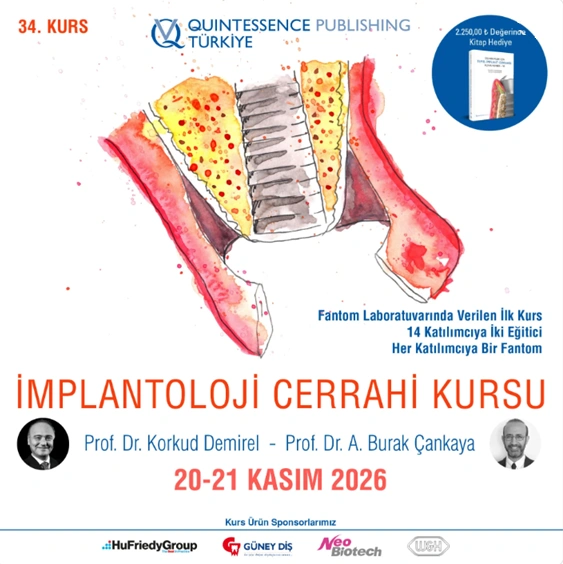 Prof. Dr. Korkud Demirel ve Prof. Dr. Burak Çankaya ile İmplantoloji Cerrahi Kursu
