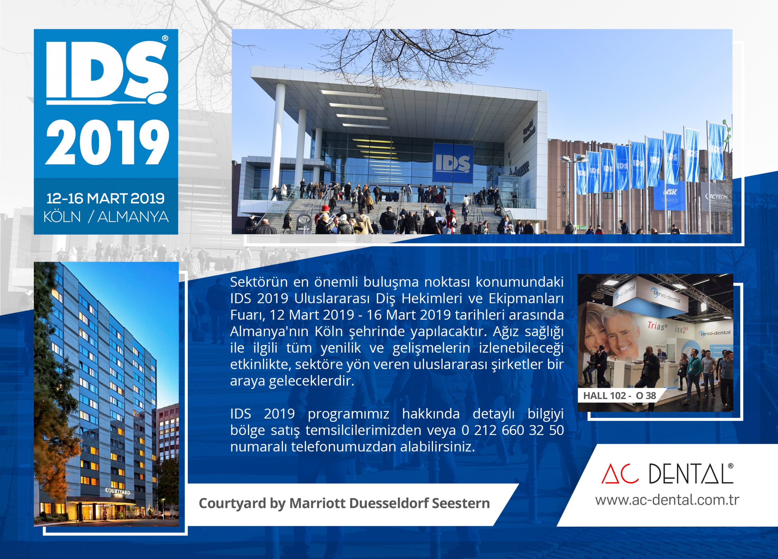 IDS 2019 Köln Uluslararası Diş Hekimliği ve Ekipmanları Fuarı